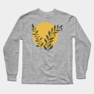 Tropical Leaves Long Sleeve T-Shirt